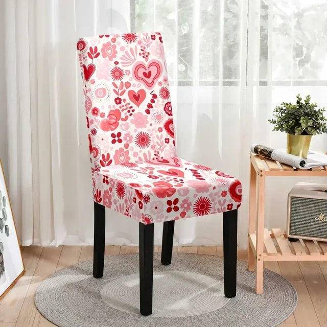 LANMOLIFE Valentine's Day Chair Covers – Romantic Elegance for Every Occasion - Shello's Creative Boutique