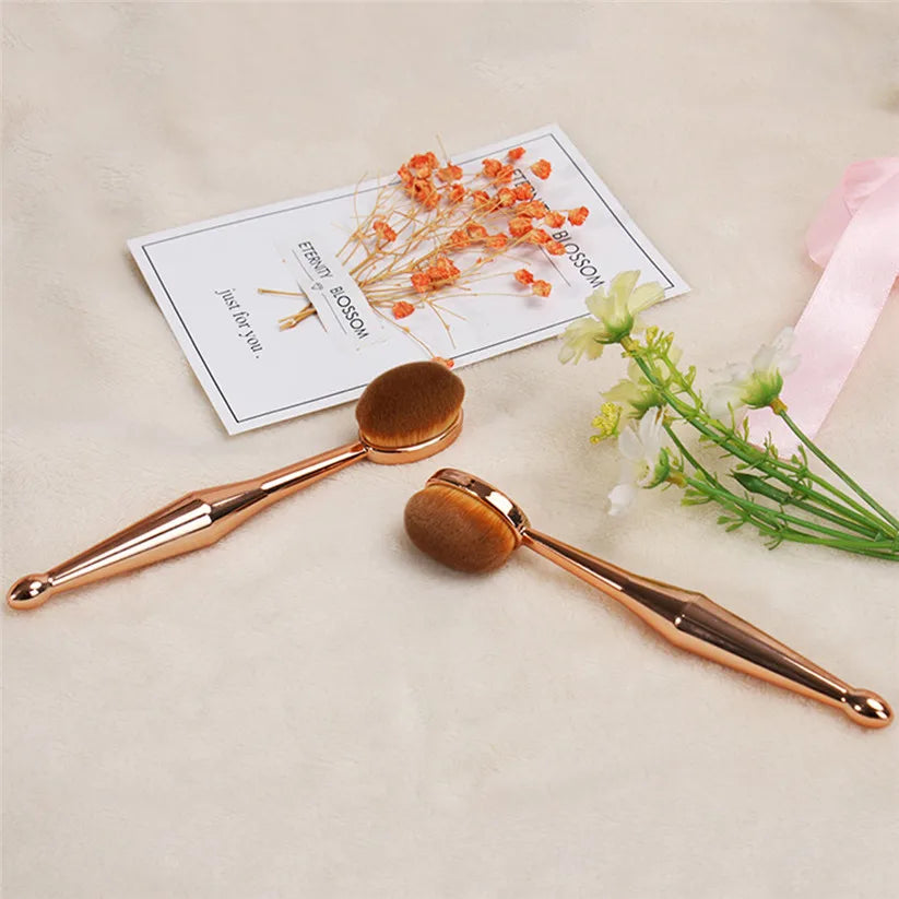 Makeup Brush 1 PCS Toothbrush The New Mermaid Makeup Brush Foundation Oval Brushes One Set eprolo