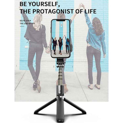 L03 Aluminum Alloy Foldable Bluetooth Tripod Selfie Stick