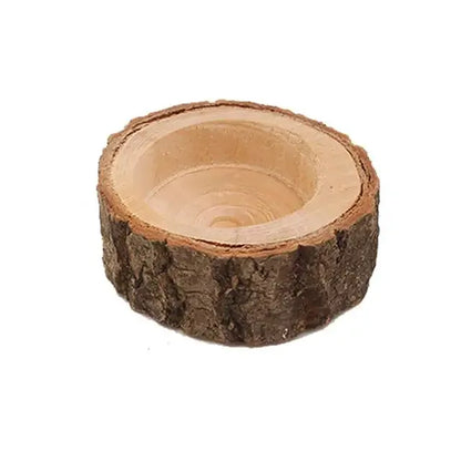 Mini Wooden Candle Holders Decoration Flower Pot for Home Bar Garden Pillar Design Tealight Candlestick Holder 3 Size Option - Shello's Creative Boutique