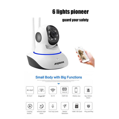 Anpwoo AP001 1.0MP 720P HD WiFi IP Camera, Support Motion Detection / Night Vision, AP001 SUNSKY