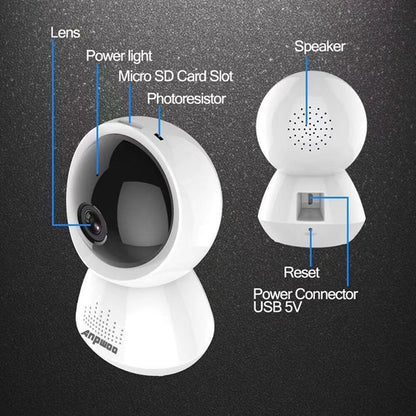 Anpwoo AP005 2.0MP 1080P 1/2.7 inch CMOS HD WiFi IP Camera, Support Motion Detection / Night Vision, AP005 SUNSKY