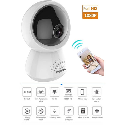 Anpwoo AP005 2.0MP 1080P 1/2.7 inch CMOS HD WiFi IP Camera, Support Motion Detection / Night Vision, AP005 SUNSKY