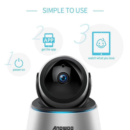 Anpwoo Astronaut 2.0MP 1080P 1/3 inch CMOS HD WiFi IP Camera, Support Motion Detection / Night Vision, Astronaut SUNSKY
