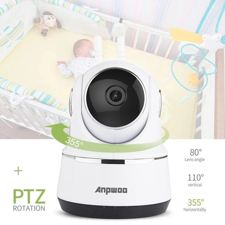 Anpwoo Guardian 2.0MP 1080P 1/3 inch CMOS HD WiFi IP Camera, Support Motion Detection / Night Vision, Guardian White SUNSKY