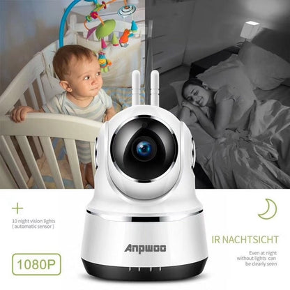 Anpwoo Guardian 2.0MP 1080P 1/3 inch CMOS HD WiFi IP Camera, Support Motion Detection / Night Vision, Guardian White SUNSKY