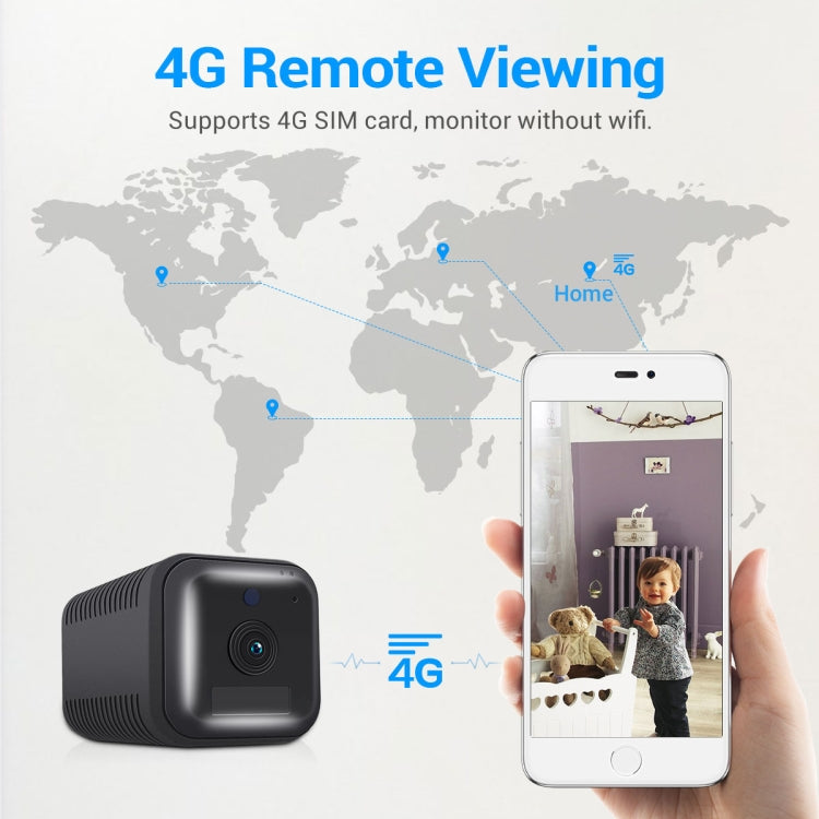 ESCAM G20 4G EU Version 1080P Full HD Rechargeable Battery WiFi IP Camera, Support Night Vision / PIR Motion Detection / TF Card / Two Way Audio, G20 SUNSKY