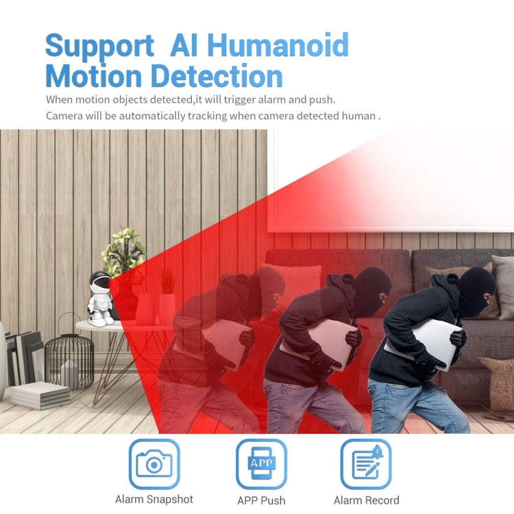 ESCAM PT205 HD 1080P Robot WiFi IP Camera, Support Motion Detection / Night Vision, IR Distance: 10m, EU Plug, PT205 EU Plug - Shello's Creative Boutique