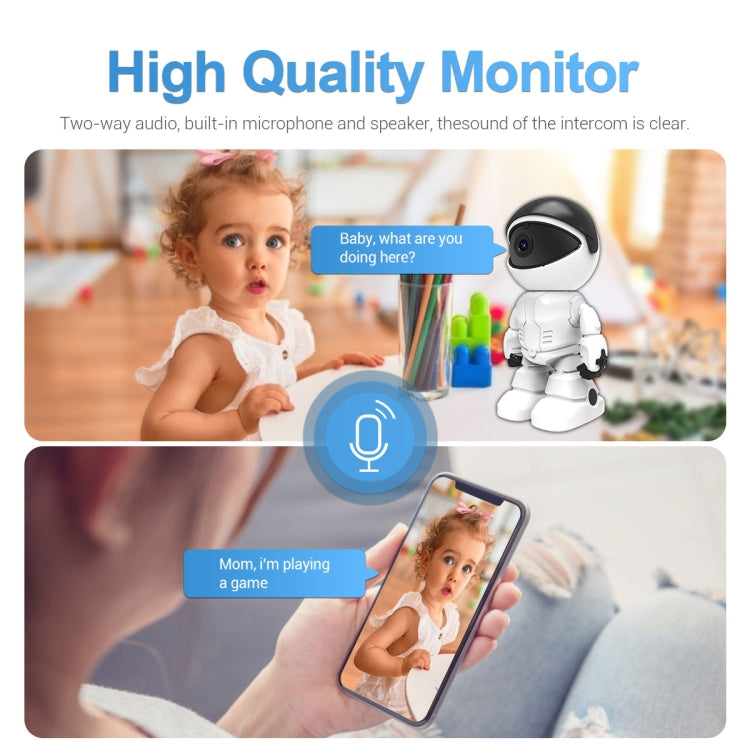 ESCAM PT205 HD 1080P Robot WiFi IP Camera, Support Motion Detection / Night Vision, IR Distance: 10m, EU Plug, PT205 EU Plug - Shello's Creative Boutique