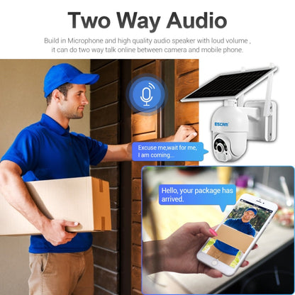 ESCAM QF250 HD 1080P WiFi Solar Panel IP Camera, Support Motion Detection / Night Vision / TF Card / Two-way Audio, QF250 SUNSKY