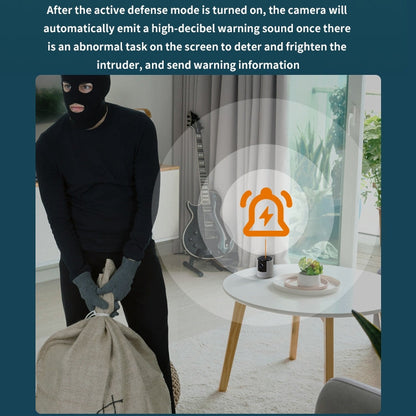 CAMSOY X1 Indoor Full HD 1080P WiFi Two Way Talk Pan and Tilt Camera, X1 SUNSKY