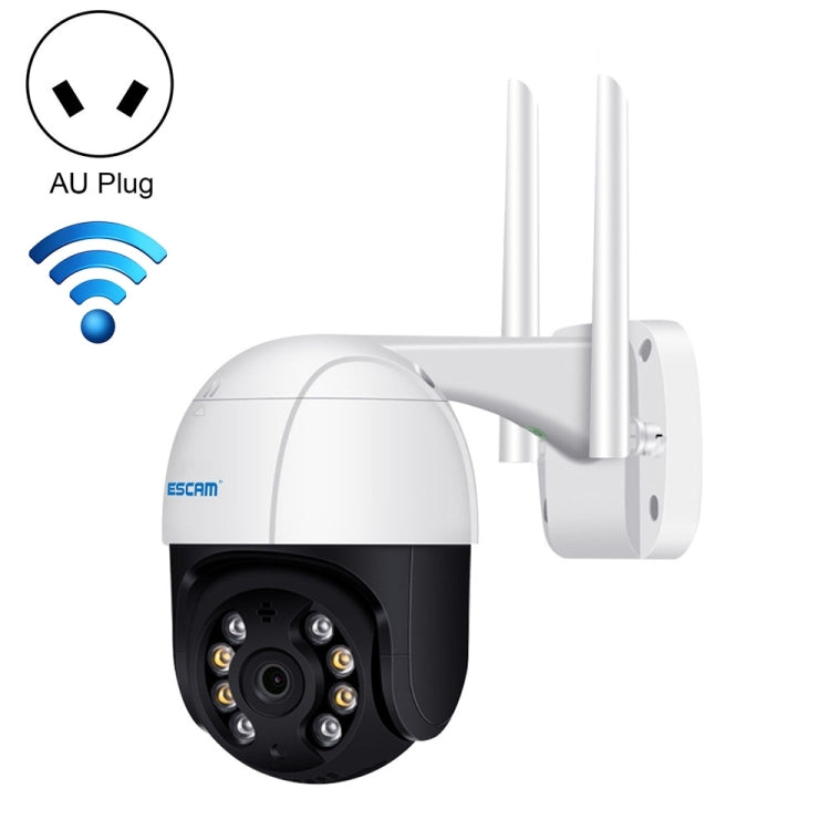 ESCAM QF218 1080P Pan / Tilt AI Humanoid Detection IP66 Waterproof WiFi IP Camera, Support ONVIF / Night Vision / TF Card / Two-way Audio, US Plug, NC1228AU, NC1228EU, NC1228UK, NC1228US SUNSKY