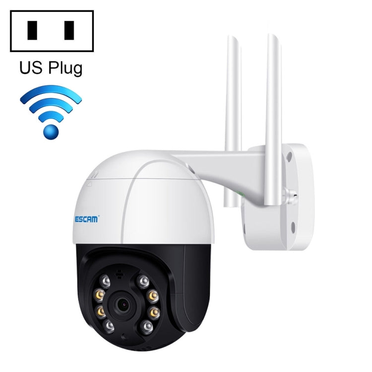 ESCAM QF218 1080P Pan / Tilt AI Humanoid Detection IP66 Waterproof WiFi IP Camera, Support ONVIF / Night Vision / TF Card / Two-way Audio, US Plug, NC1228AU, NC1228EU, NC1228UK, NC1228US SUNSKY