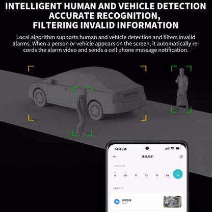 Original Xiaomi CW700S Outdoor Camera 4MP Full Color Night Vision WiFi Camera, US Plug, CW700S SUNSKY