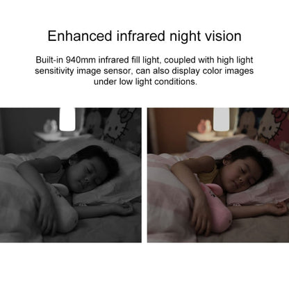 Original Xiaomi 2.4GHz F1.4 Large Aperture 3 Million Pixels Wifi Intelligent Camera PTZ Version 2K, Support Infrared Night Vision & AI Humanoid Detection & Two-way Voice & 32GB Micro SD Card, US Plug, PTZ Version 2K SUNSKY