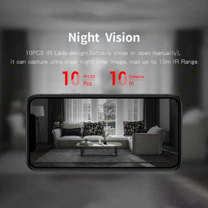 ESCAM PVR008 HD 1080P WiFi IP Camera, Support Motion Detection / Night Vision, IR Distance: 10m, AU Plug, PVR008 SUNSKY