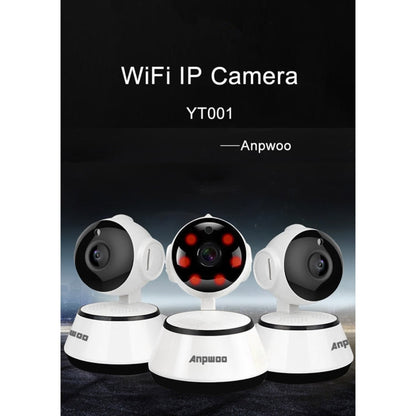 Anpwoo YT001 720P HD WiFi IP Camera with 6 PCS Infrared LEDs, Support Motion Detection & Night Vision & TF Card(Max 64GB), YT001 SUNSKY