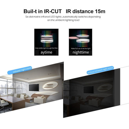 Anpwoo YT008 720P HD WiFi IP Camera, Support Motion Detection & Infrared Night Vision & SD Card(Max 32GB), YT008 SUNSKY