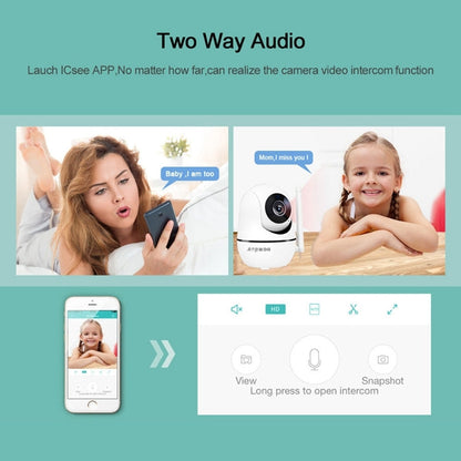 Anpwoo YT008 720P HD WiFi IP Camera, Support Motion Detection & Infrared Night Vision & SD Card(Max 32GB), YT008 SUNSKY