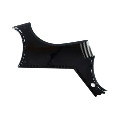 Arrivals Men Beard Shaping Styling Template Comb Transparent Men's Beards Combs Beauty Tool for Hair Beard Trim Templates eprolo