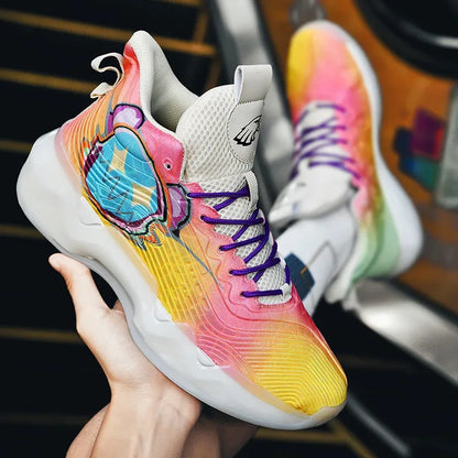 High-Quality Platform Basketball Shoes – Unisex, Stylish & Built for Performance! - Shello's Creative Boutique