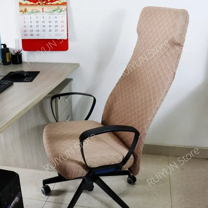 New Stretch Computer Chair Cover Dustproof Office Chair Cover Armchair Slipcover Elastic Seat Cover for Computer Chair Seat Case eprolo
