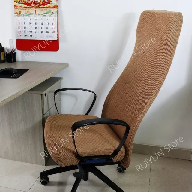 New Stretch Computer Chair Cover Dustproof Office Chair Cover Armchair Slipcover Elastic Seat Cover for Computer Chair Seat Case eprolo