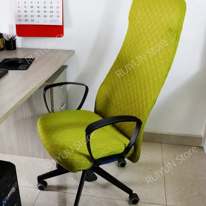 New Stretch Computer Chair Cover Dustproof Office Chair Cover Armchair Slipcover Elastic Seat Cover for Computer Chair Seat Case eprolo