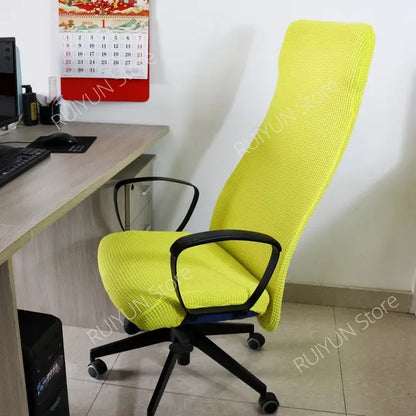 New Stretch Computer Chair Cover Dustproof Office Chair Cover Armchair Slipcover Elastic Seat Cover for Computer Chair Seat Case eprolo