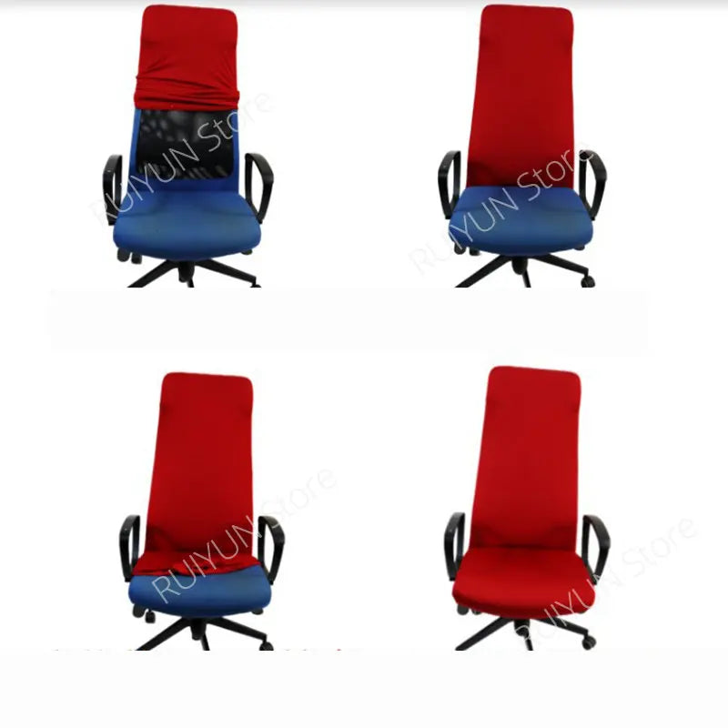 New Stretch Computer Chair Cover Dustproof Office Chair Cover Armchair Slipcover Elastic Seat Cover for Computer Chair Seat Case eprolo