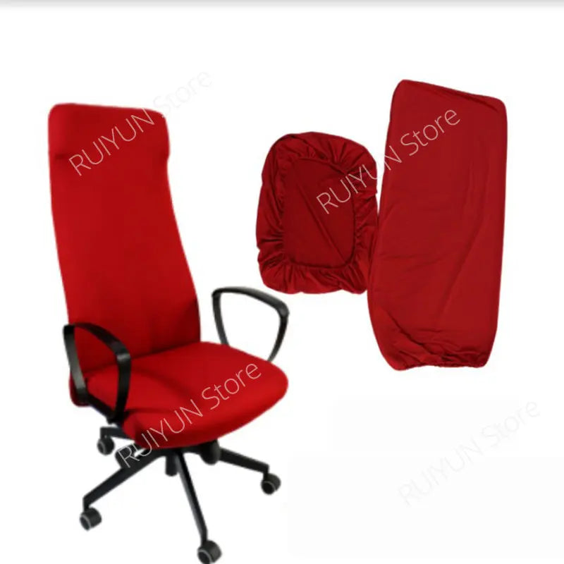New Stretch Computer Chair Cover Dustproof Office Chair Cover Armchair Slipcover Elastic Seat Cover for Computer Chair Seat Case eprolo