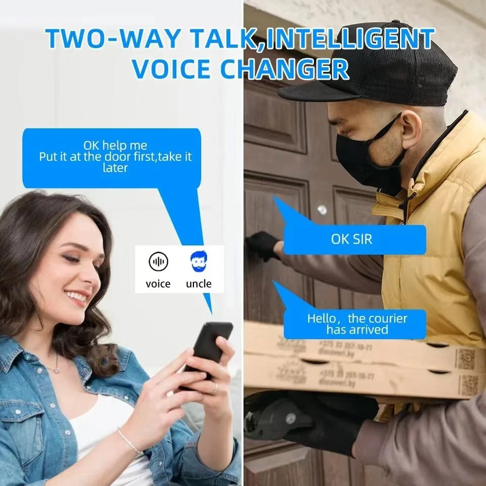 WiFi Video Doorbell with Two-Way Intercom, IR Night Vision & Smart Home Security