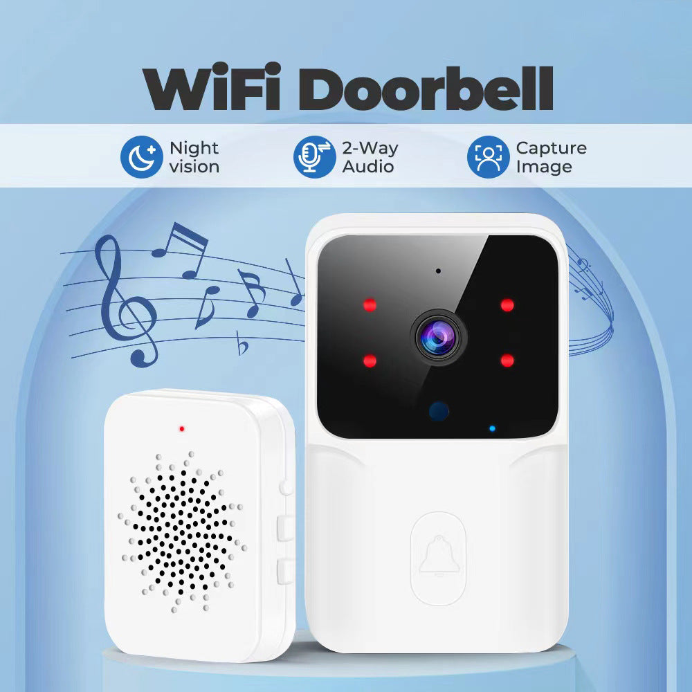 WiFi Video Doorbell with Two-Way Intercom, IR Night Vision & Smart Home Security