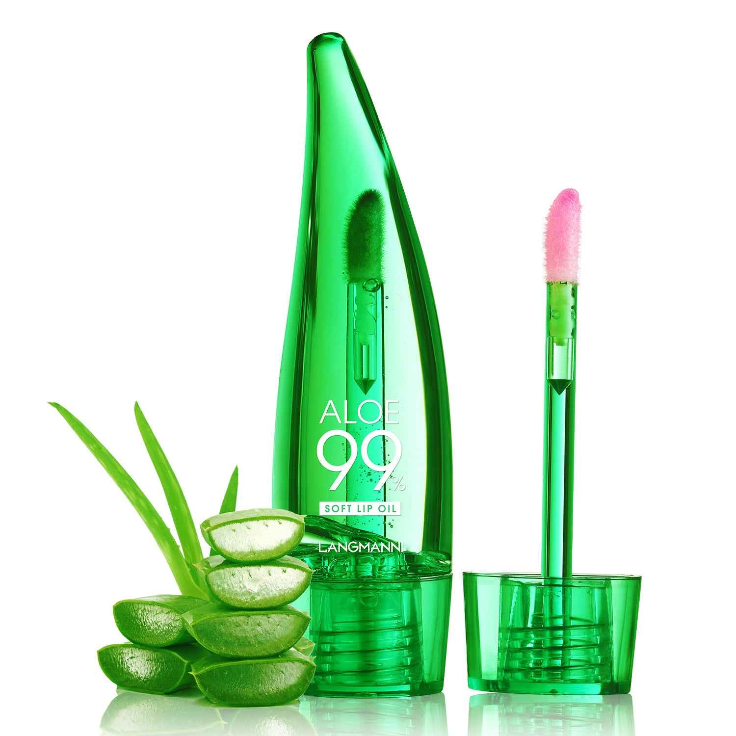 Aloe Vera Lip gloss, temperature-sensitive colour-changing lip glaze, Lip Oil
