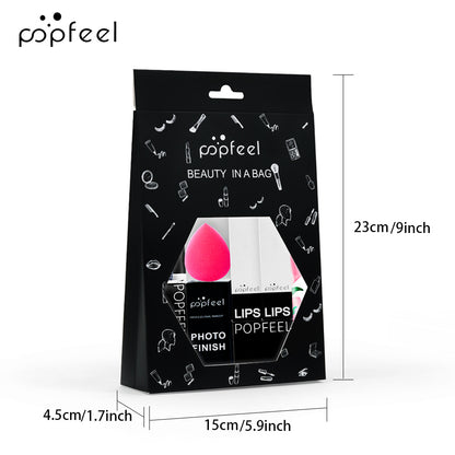 POPFEEL Makeup Full Kit Female Make Up Set Eye Shadow Eyeshadow Palette Lip Gloss Mascara Eyeliner Brushes Bag Make-up for Women - Shello's Creative Boutique
