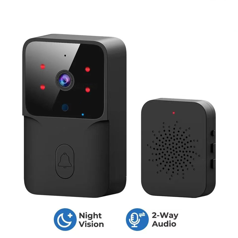 WiFi Video Doorbell with Two-Way Intercom, IR Night Vision & Smart Home Security