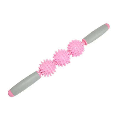 Yoga Health Care Triple Hedgehog Balls Neck Leg Hand Muscle Massage Stick - Shello's Creative Boutique