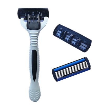 7pcs/set 1 Machine +6 Blades Best Shaving for Men's Replaceable Razor Blades eprolo