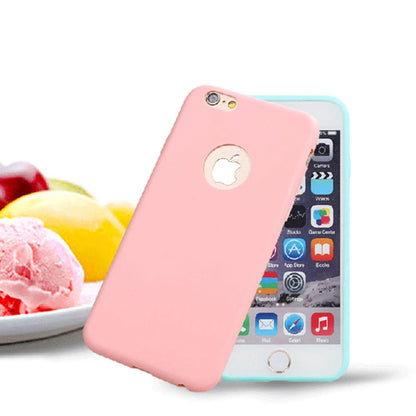 SIXEVE Original Soft Silicone Case – Cute Candy Anti-Knock Cover for iPhone 5 to XS Max