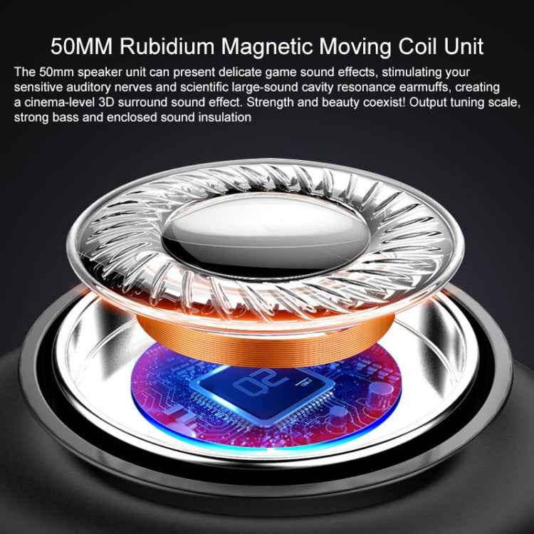 YINDIAO Q3 USB Wired E-sports Gaming Headset with Mic & RGB Light, Cable Length: 1.67m