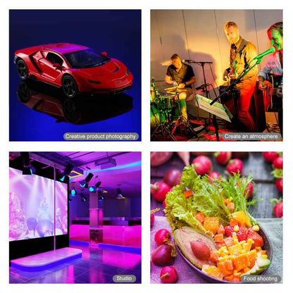 PULUZ 10.2 inch 26cm Marquee LED RGBWW Selfie Beauty Light  + 1.1m Tripod Mount 168 LED Dual-color Temperature Dimmable Ring Vlogging Photography Video Lights with Cold Shoe Tripod Ball Head & Remote Control & Phone Clamp