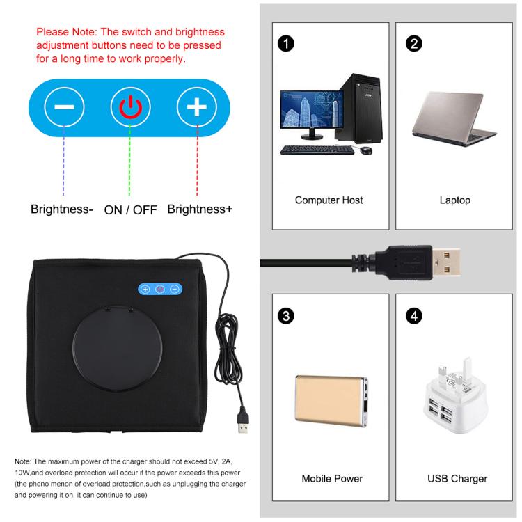 PULUZ 25cm Folding Portable High CRI Ring LED Photo Lighting Studio Tent Box + Shadowless Light Lamp Panel Pad with 12 Colors Backdrops, Size: 25cm x 25cm x 25cm, 25cm High CRI Box + Shadowless Light - Shello's Creative Boutique