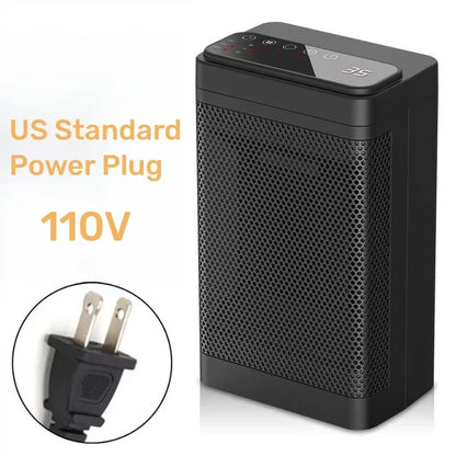 Portable Electric PTC Fan Heater Bathroom Living Room Fixed Constant Temperature Shake Head Remote Control House Warmer Machine eprolo