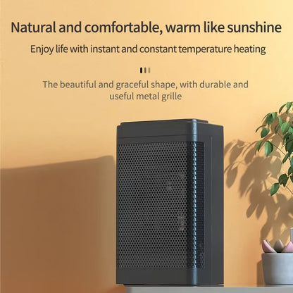 Portable Electric PTC Fan Heater Bathroom Living Room Fixed Constant Temperature Shake Head Remote Control House Warmer Machine eprolo