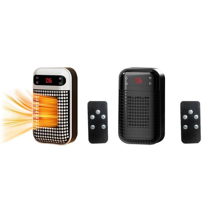 Portable Heaters For Indoor Cordless Powered Heater 500 Watt Heater For Winter Remote Heater+LED Display eprolo