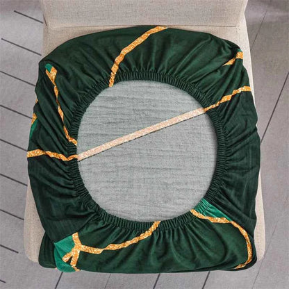 Spandex Dining Chair Covers - Printed Elastic Seat Covers