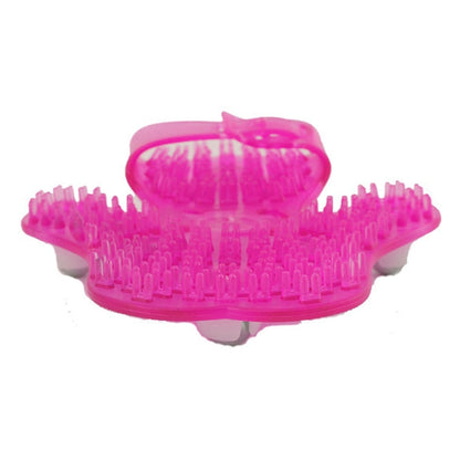 Thickened Palm-shaped Handheld Ball Meridian Massager, Nine balls Magenta, Nine balls Blue SUNSKY