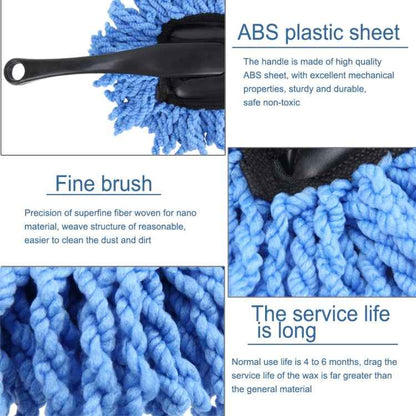 KANEED SL-915 Car Dash Duster Washable Microfiber Interior and Exterior Surface Cleaner Wax Treated Professional Detailing Tool, Size: 34 x 19cm