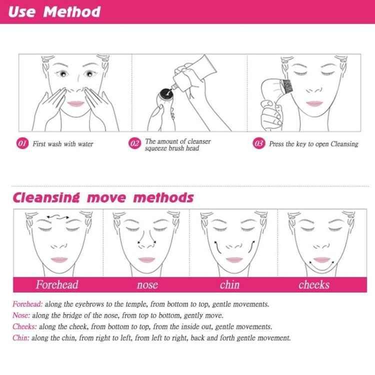 5 in 1 Beauty Care Brush Massager Scrubber Face Skin Care Electric Facial Cleanser - Shello's Creative Boutique