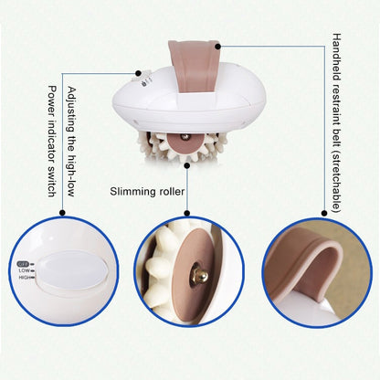 3D Mini Full Body Slimming Massager Roller Electric Slimmer Loss Weight Device, EU Plug - Shello's Creative Boutique